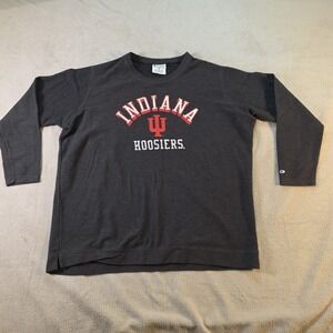 Indiana Hoosiers Champion Athleticwear Thermal Waffle Knit Long Sleeve Shirt...